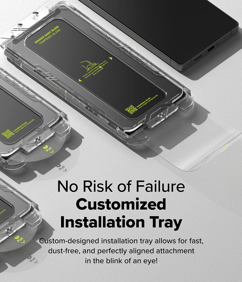 Dán cường lực Samsung Galaxy S25 Ultra RINGKE Easy Slide Tempered Glass