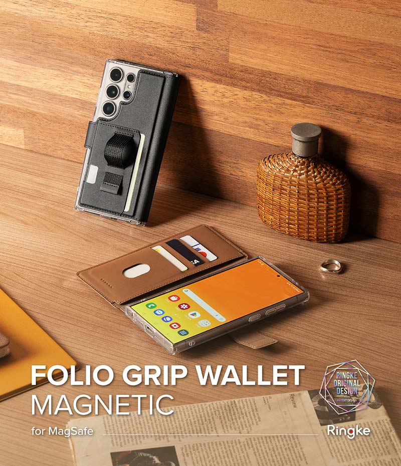 Ringke Folio Grip Wallet Magnetic
