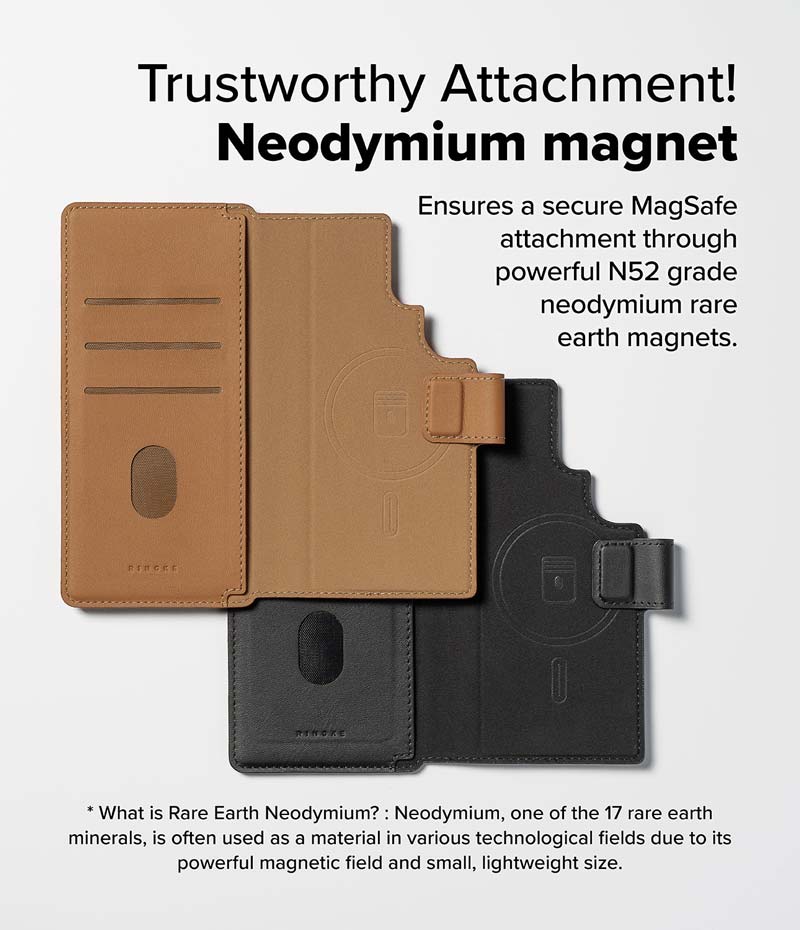 Ringke Folio Grip Wallet Magnetic