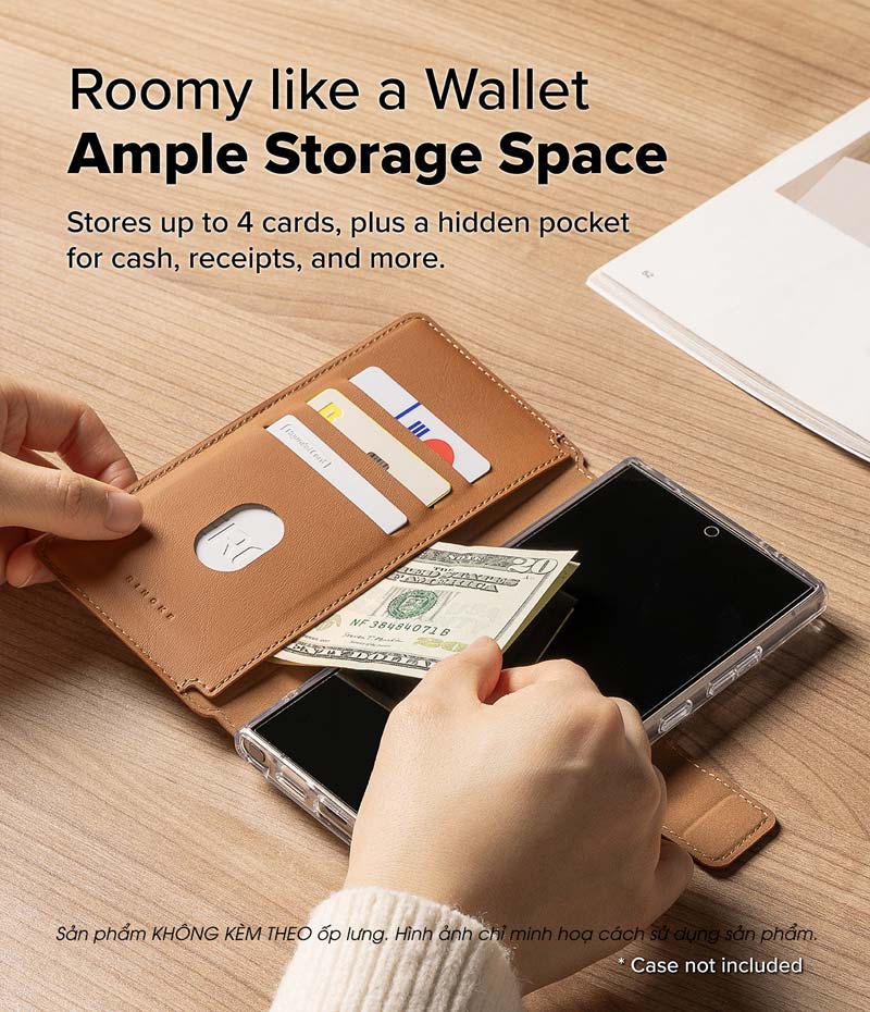 Ringke Folio Grip Wallet Magnetic