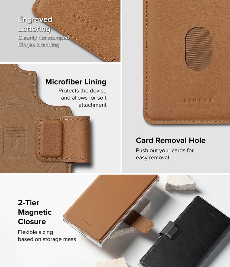 Ringke Folio Grip Wallet Magnetic