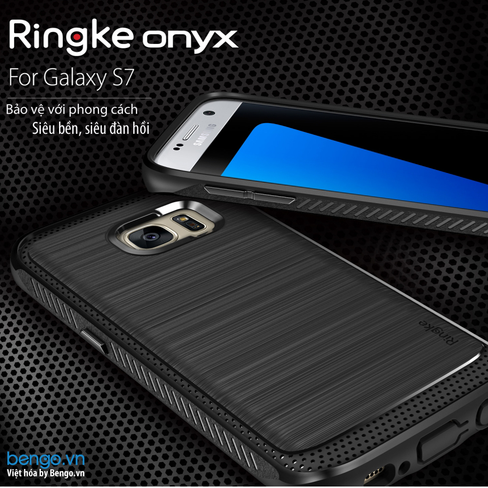 Ốp lưng Samsung Galaxy S7 Ringke Onyx
