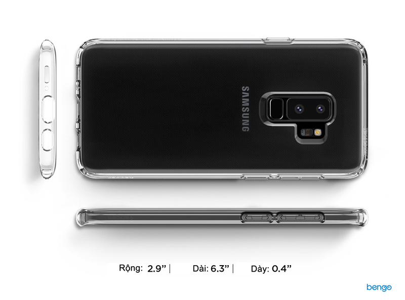 Ốp lưng Samsung Galaxy S9 Plus SPIGEN Liquid Crystal
