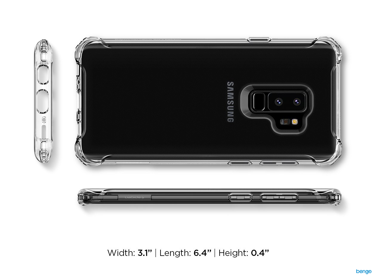 Ốp lưng Samsung Galaxy S9 Plus SPIGEN Rugged Crystal