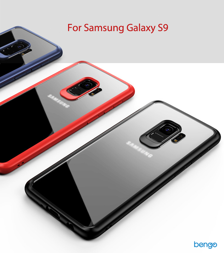 Ốp lưng Samsung Galaxy S9 IPAKY trong suốt viền nhựa dẻo