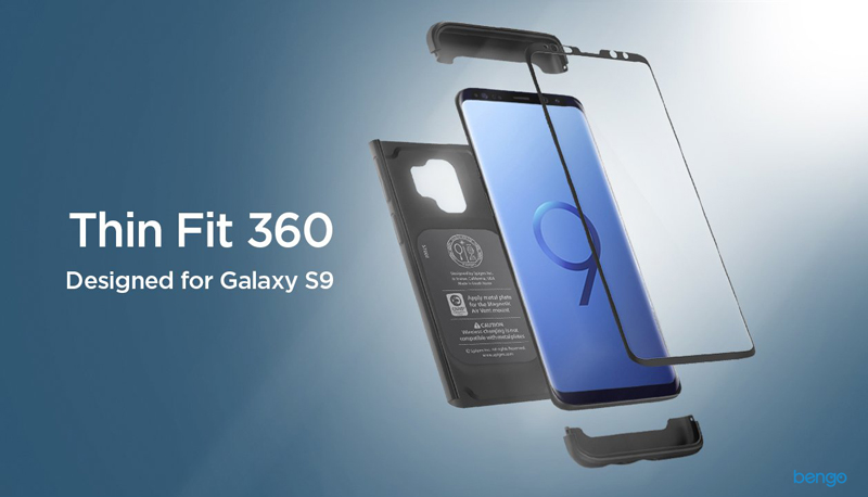 Ốp lưng Samsung Galaxy S9 Spigen Thin Fit 360