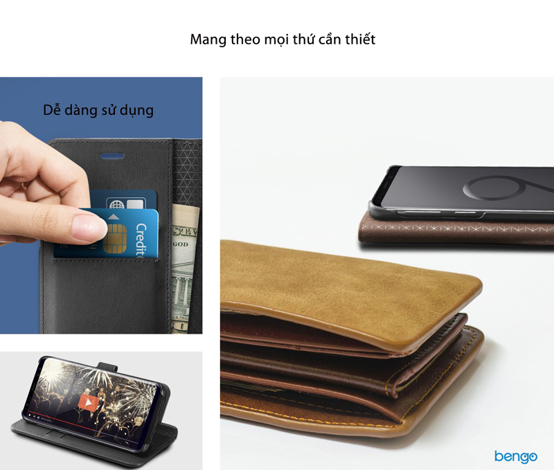 Bao da Samsung Galaxy S9 SPIGEN Wallet S