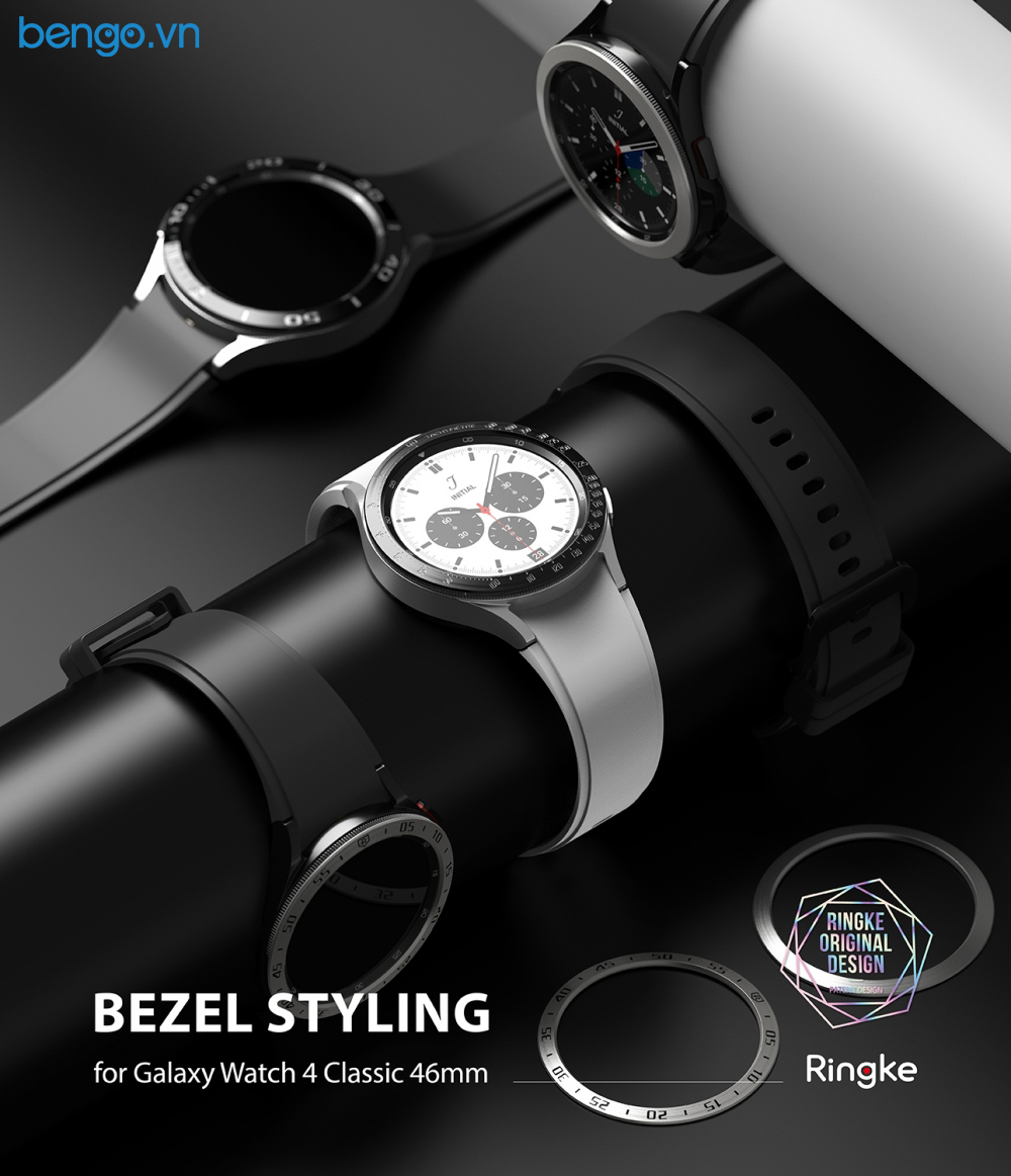 Viền Ringke Bezel Styling cho Samsung Galaxy Watch 4 Classic 46mm