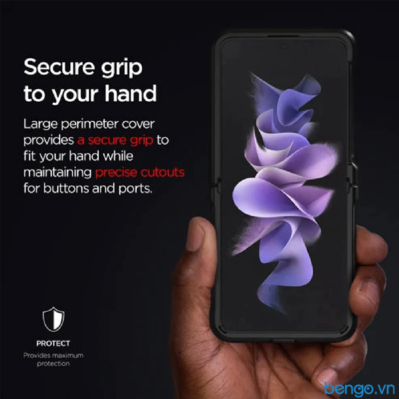 Ốp lưng Samsung Galaxy Z Flip 3 5G VRS Design Terra Guard