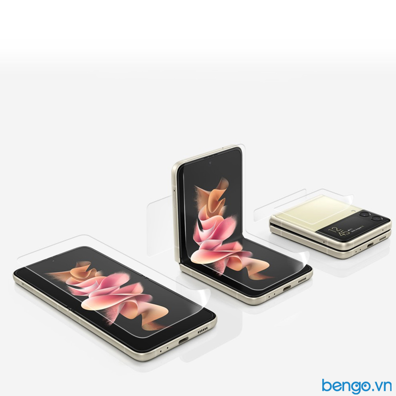 Bộ dán Full ZEELOT 4 in 1 cho Samsung Galaxy Z Flip 3 5G