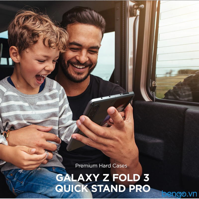 Ốp lưng Samsung Galaxy Z Fold 3 5G VRS Design QuickStand Pro