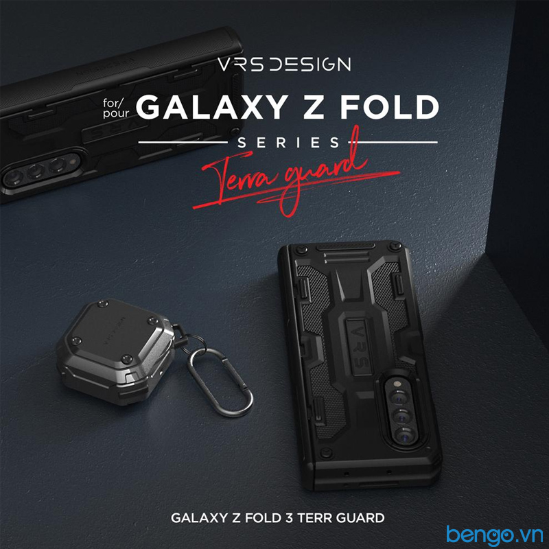 Ốp lưng Samsung Galaxy Z Fold 3 5G VRS Design Terra Guard