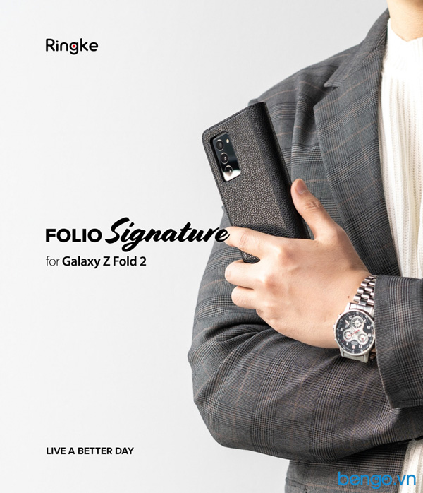 Bao da Samsung Galaxy Z Fold2 RINGKE Folio Signature Standard