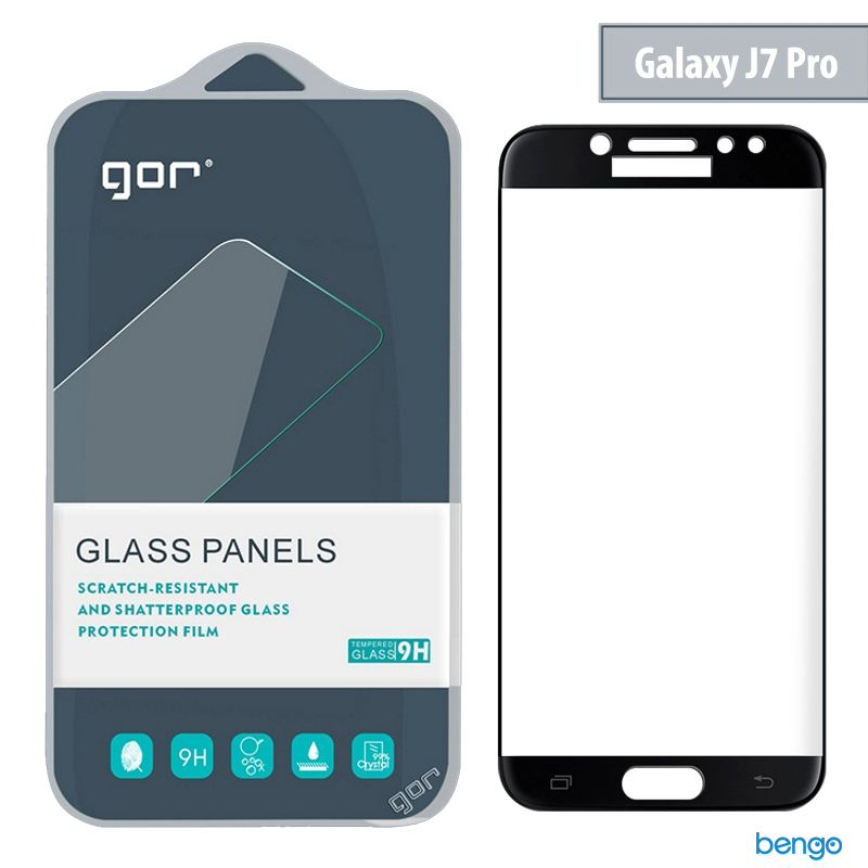 Dán màn hình cường lực Samsung Galaxy J7 Pro GOR 3D Full