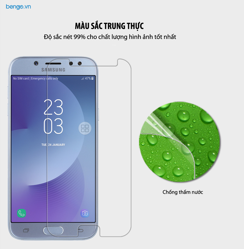 Dán màn hình Samsung Galaxy J7 Pro NILLKIN Crystal Dán màn hình Samsung Galaxy J7 Pro NILLKIN Crystal