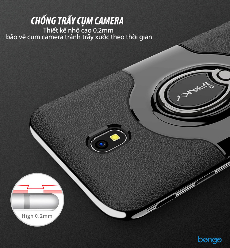 Ốp lưng Samsung Galaxy J7 Pro IPAKY Iring Holder 360 Car
