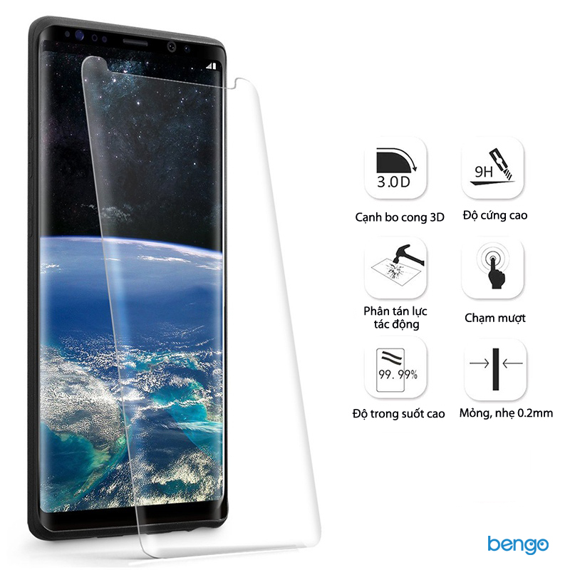 Dán màn hình cường lực Samsung Galaxy Note 8 3D full màn hình small Dán màn hình cường lực Samsung Galaxy Note 8 3D full màn hình small