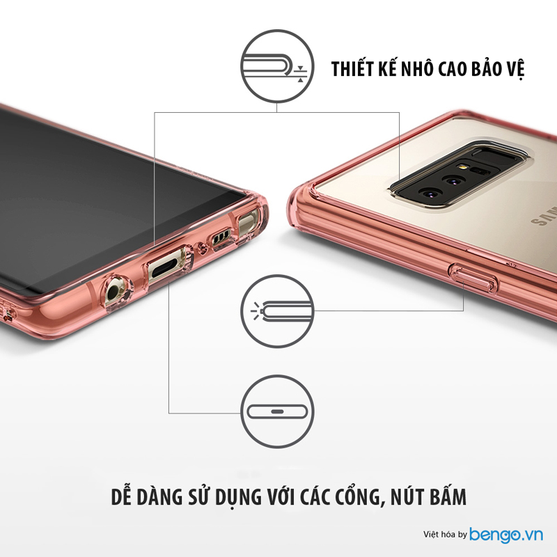 Ốp lưng Samsung Galaxy Note 8 Ringke Fusion Ốp lưng Samsung Galaxy Note 8 Ringke Fusion