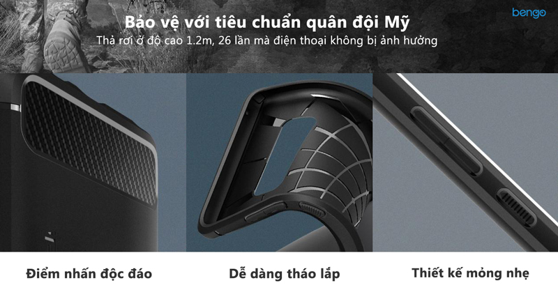 Ốp lưng Samsung Galaxy Note 8 SPIGEN Rugged Armor Ốp lưng iPhone X SPIGEN Rugged Armor Ốp lưng Samsung Galaxy Note 8 SPIGEN Rugged Armor