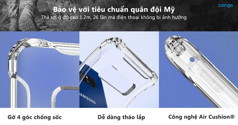 Ốp lưng Samsung Galaxy Note 8 SPIGEN Rugged Crystal Ốp lưng Samsung Galaxy Note 8 SPIGEN Rugged Crystal