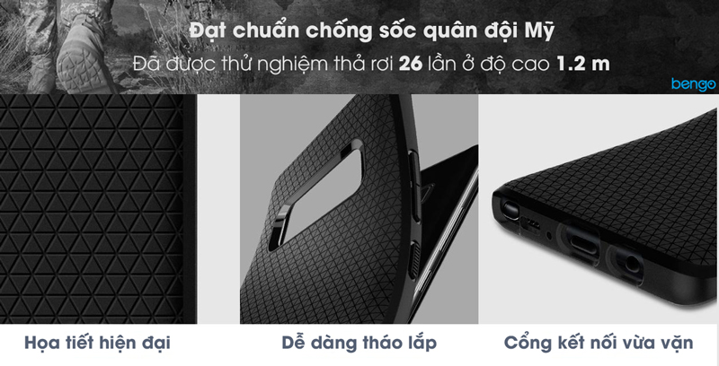 Ốp lưng Samsung Galaxy Note 8 Spigen Liquid Air Armor Ốp lưng Samsung Galaxy Note 8 Spigen Liquid Air Armor