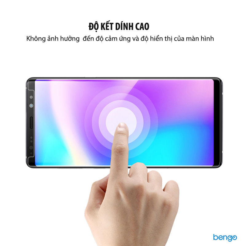 Dán cường lực Samsung Galaxy Note 9 3D Full keo UV