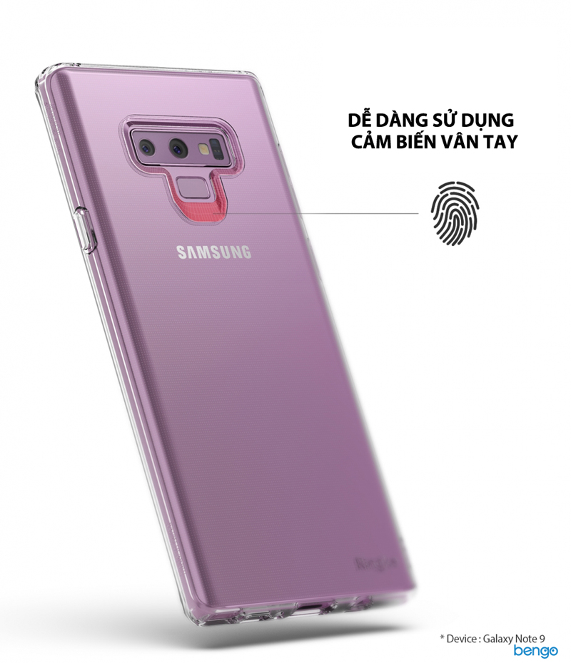 Ốp lưng Samsung Galaxy Note 9 Ringke Air