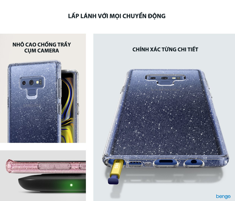 Ốp lưng Samsung Galaxy Note 9 SPIGEN Liquid Crystal Glitter