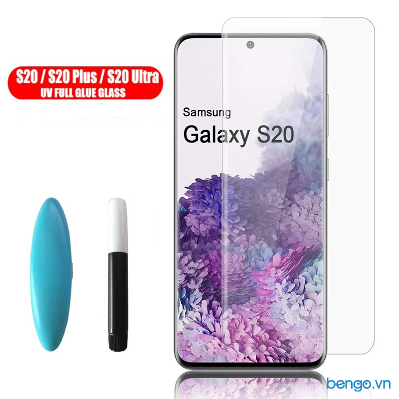Dán cường lực Samsung Galaxy S20/S20 Plus/S20 Ultra 3D full keo UV