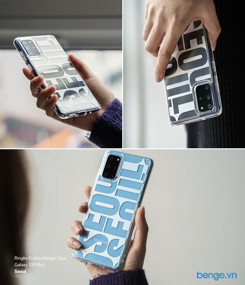 Ốp lưng Samsung Galaxy S20 Plus Ringke Fusion Design | 01. Seoul