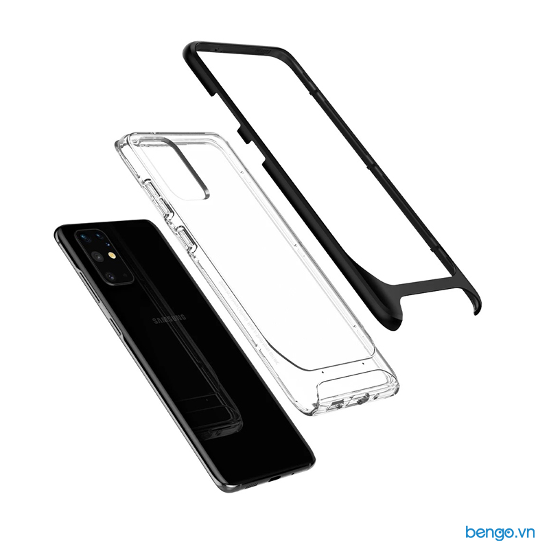 Ốp lưng Samsung Galaxy S20 Plus Spigen Neo Hybrid Crystal - Black