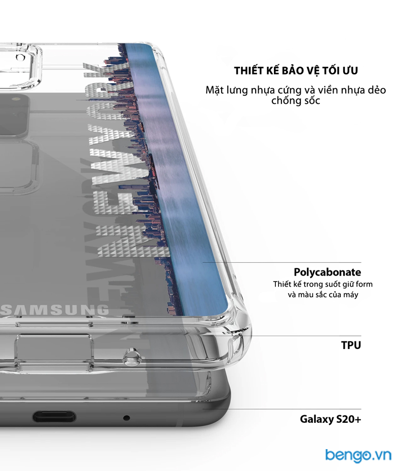 Ốp lưng Samsung Galaxy S20 Plus Ringke Fusion Design | 03. New York