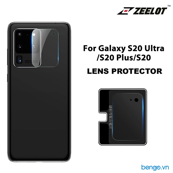 Dán cường lực bảo vệ Camera Samsung Galaxy S20 Ultra/S20 Plus/S20 ZEELOT Clear