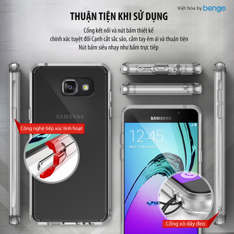 Ốp lưng Samsung Galaxy A3 (2016) Ringke Fusion Ốp lưng Samsung Galaxy A3 (2016) Ringke Fusion