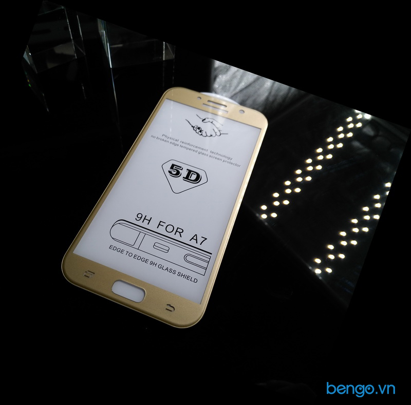 Dán cường lực Samsung Galaxy A7 2017 4D Full màn hình Dán cường lực Samsung Galaxy A7 2017 4D Full màn hình