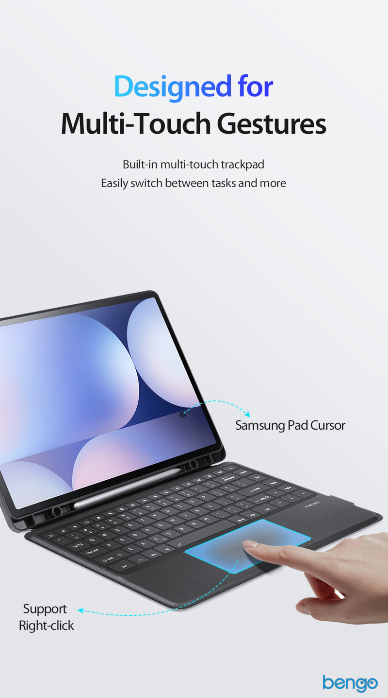 Bao da bàn phím Samsung Galaxy Tab S10 Ultra