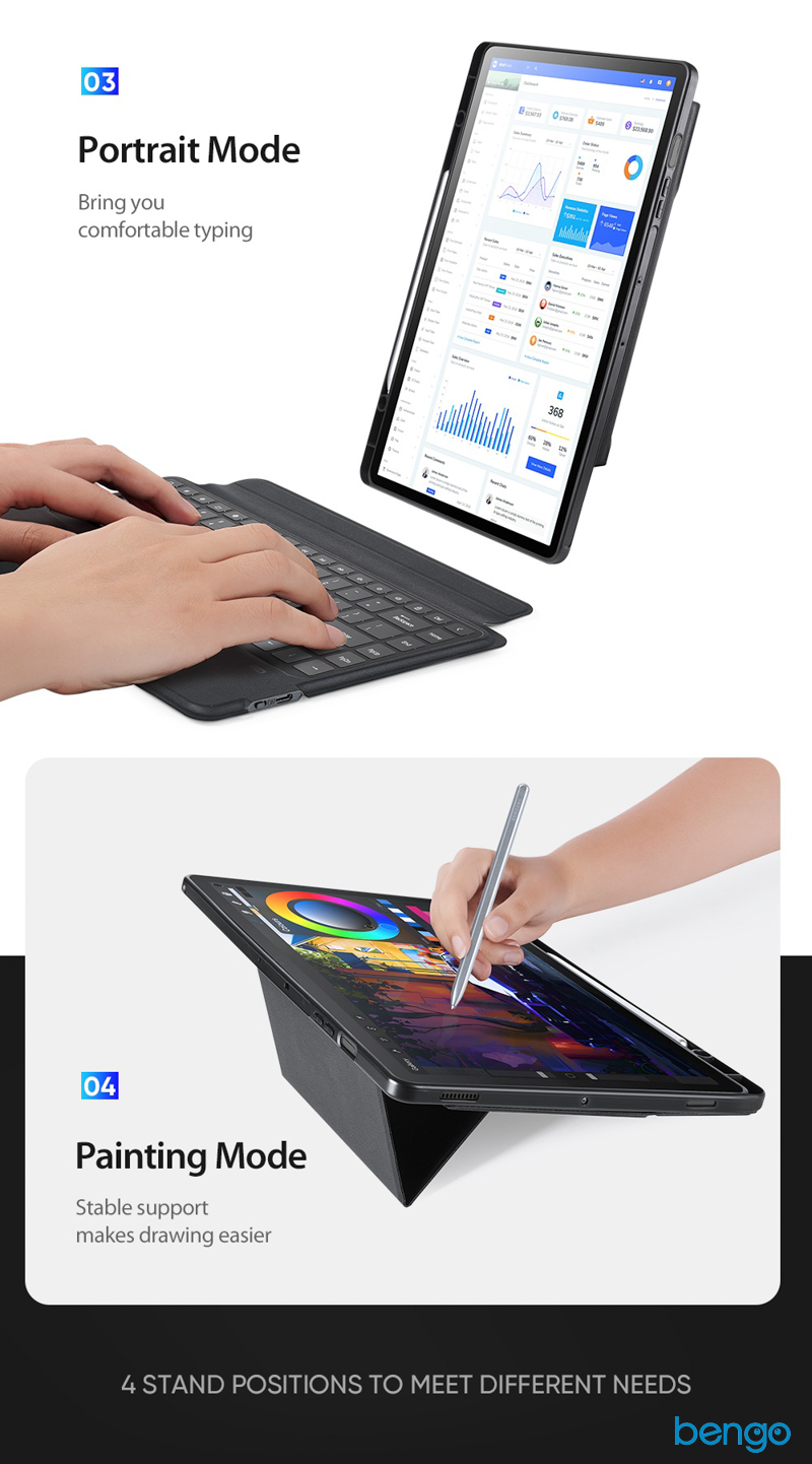 Bao da bàn phím Samsung Galaxy Tab S10 Ultra