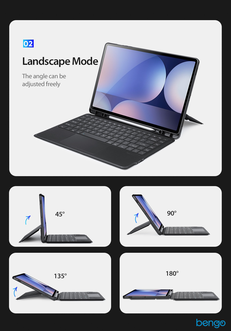 Bao da bàn phím Samsung Galaxy Tab S10 Ultra