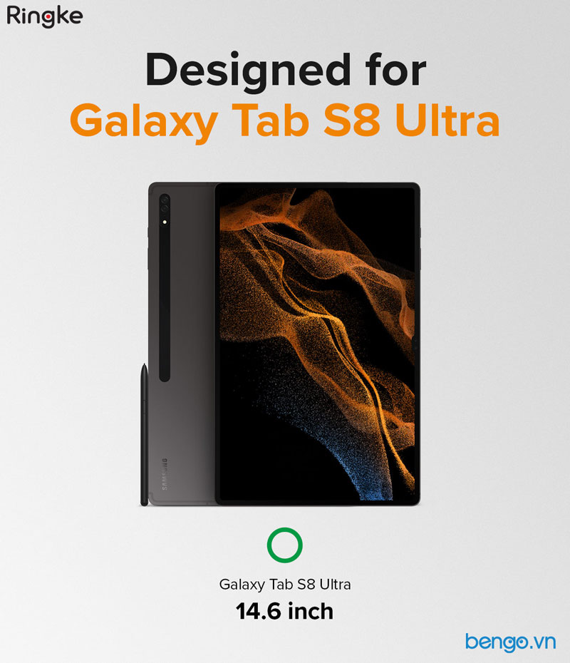 Ốp lưng Samsung Galaxy Tab S8 Ultra Ringke Fusion