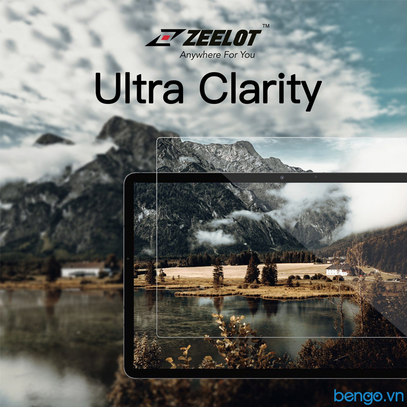 Dán cường lực Samsung Galaxy Tab S7 ZEELOT PureShield 2.5D Clear