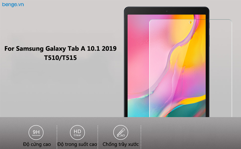 Dán màn hình cường lực Samsung Galaxy Tab A 10.1 2019 T510/T515 9H