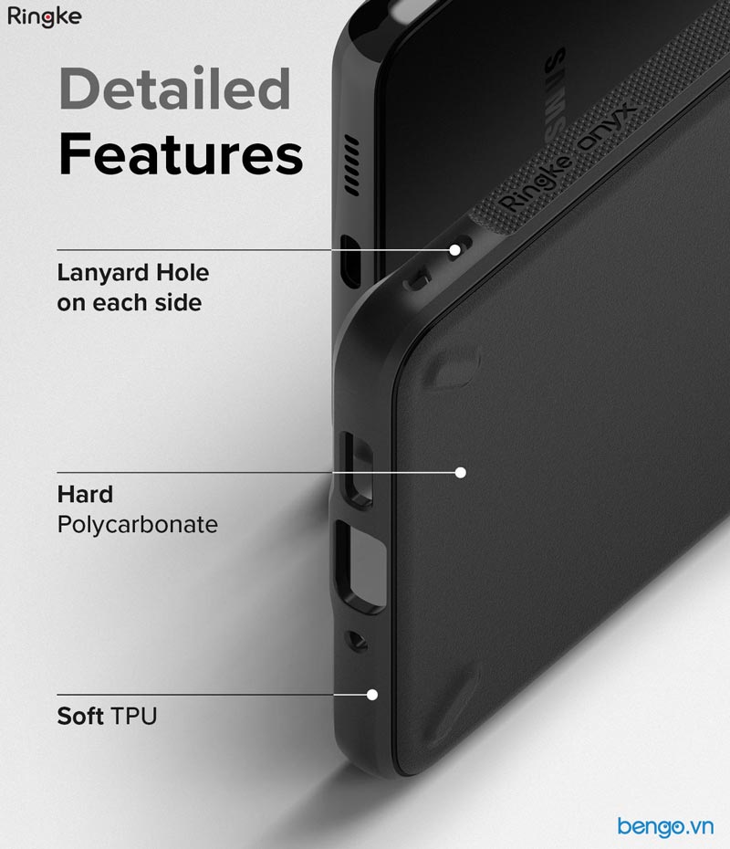Ốp lưng Samsung Galaxy A53 5G RINGKE Onyx
