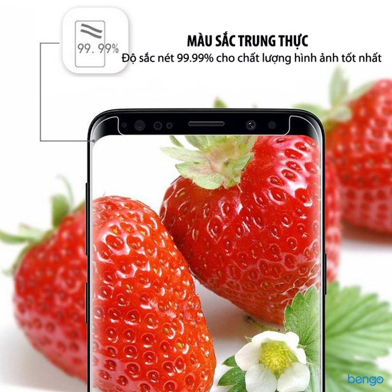 Dán cường lực Samsung Galaxy S8 Plus 3D full keo UV