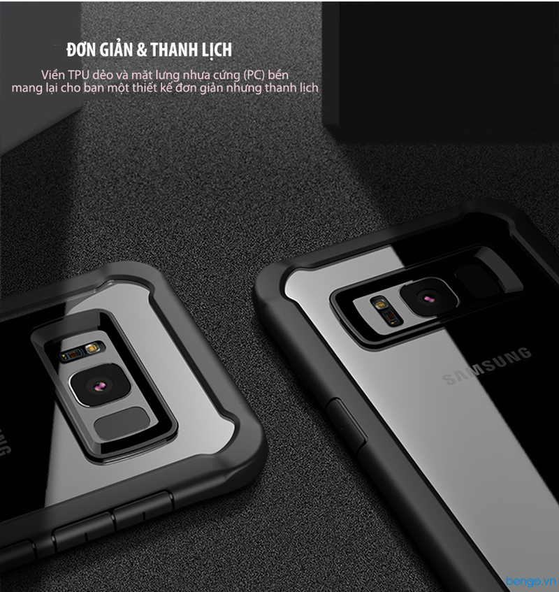 Ốp lưng Samsung Galaxy S8 IPAKY Air Hybrid Ốp lưng Samsung Galaxy S8 IPAKY Air Hybrid