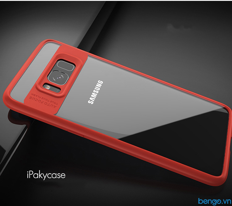 Ốp lưng Samsung Galaxy S8 Plus IPAKY trong suốt viền nhựa dẻo Ốp lưng Samsung Galaxy S8 Plus IPAKY trong suốt viền nhựa dẻo