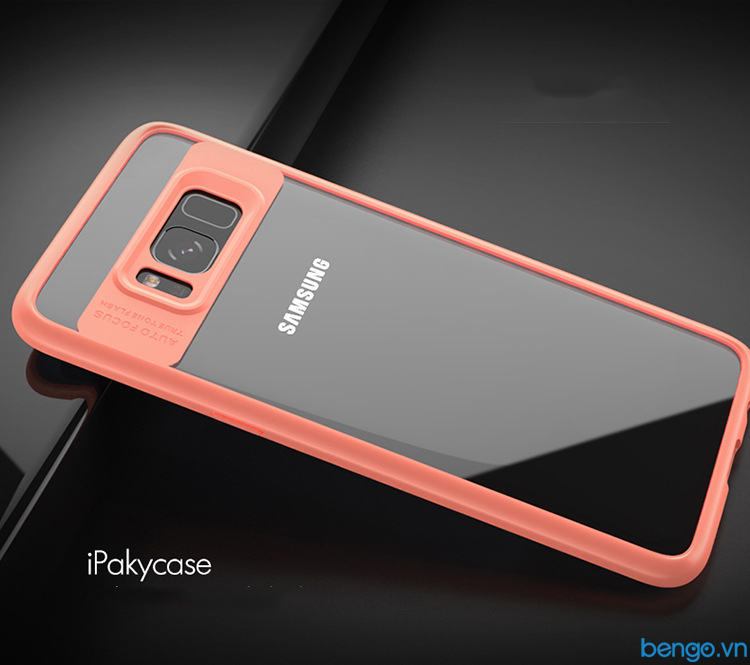 Ốp lưng Samsung Galaxy S8 Plus IPAKY trong suốt viền nhựa dẻo Ốp lưng Samsung Galaxy S8 Plus IPAKY trong suốt viền nhựa dẻo