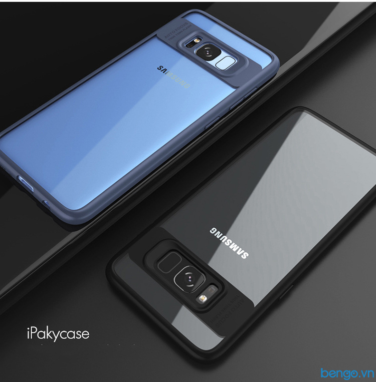 Ốp lưng Samsung Galaxy S8 Plus IPAKY trong suốt viền nhựa dẻo Ốp lưng Samsung Galaxy S8 Plus IPAKY trong suốt viền nhựa dẻo