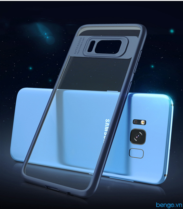 Ốp lưng Samsung Galaxy S8 Plus IPAKY trong suốt viền nhựa dẻo Ốp lưng Samsung Galaxy S8 Plus IPAKY trong suốt viền nhựa dẻo