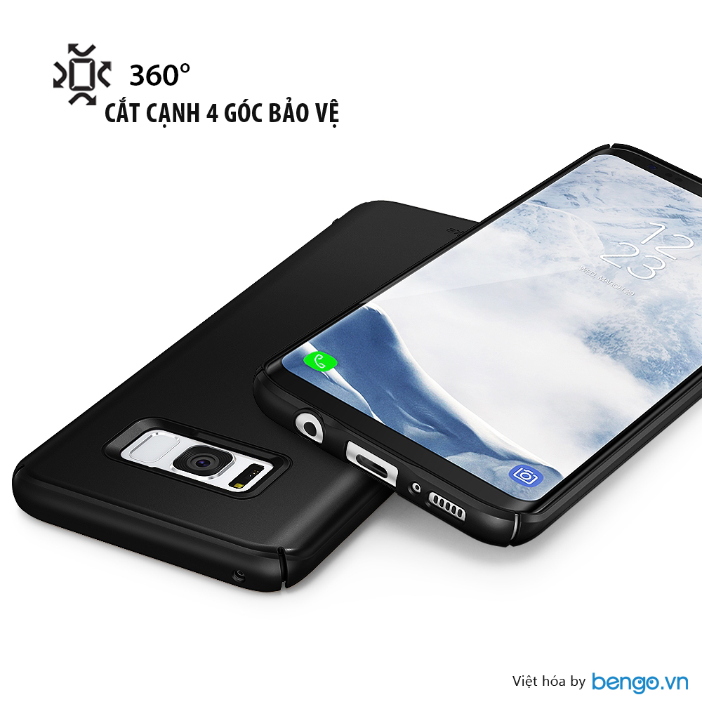 Ốp lưng Samsung Galaxy S8 Edge Ringke Slim