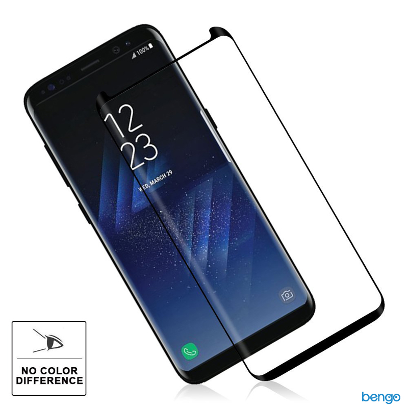 Dán màn hình cường lực Samsung S8 4D full màn hình, phủ keo và từ tính 100%